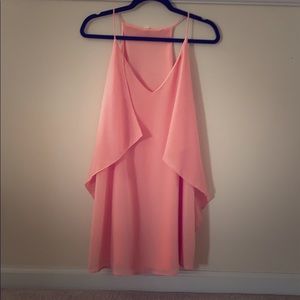 Coral Summer Mini Dress